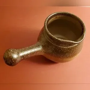 Ray Pottery Seagrove Pottery | Dining | Side Handle Speckled Brown Stoneware Jug ...